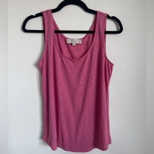 Ann Taylor Loft Women’s Pink Tank Top